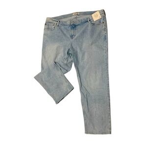 Abercrombie & Fitch The 90s Straight low rise size 22